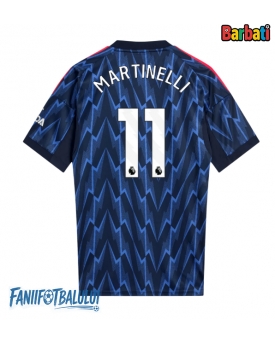 Arsenal Gabriel Martinelli #11 Tricou Fotbal Replică 2025-26 Barbati Deplasare
